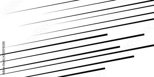 Fotografia Straight line stripe series from thin to thick