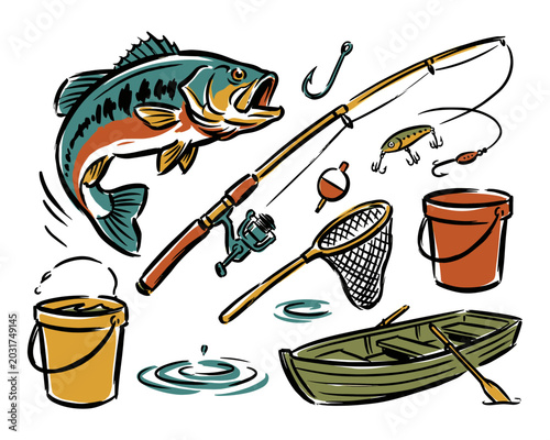Photos Fishing adventure set