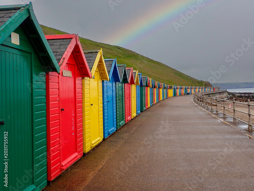 Views of Whitby in North Yorkshire , UK