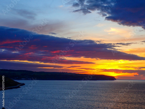 Views of Whitby in North Yorkshire , UK