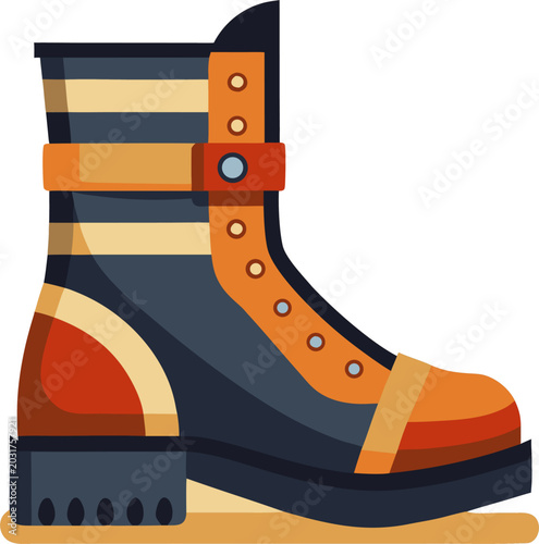 Εκτύπωση καμβά Riding Boots: High-ankle sturdy boots.