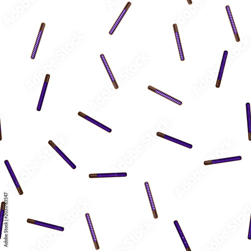 Quadro su tela pattern Game progress bar icon displaying a purple striped loading status within