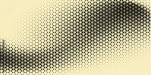 Foto Stars Modern Halftone Geometry Pattern Vector Smooth Camber Border Blue Abstract Background