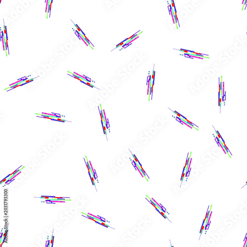 Billede på lærred pattern malfunction glitch error cartoon