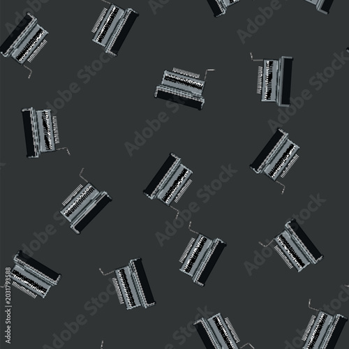 Photography seamless pattern equipment binding machine cartoon