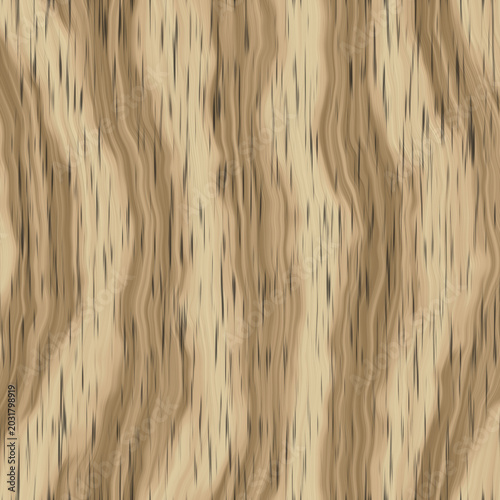 Fotografia Raw rustic pine  wood texture with prominent natural knots and pale yellow organ