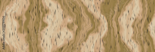 Canvas Print Organic rustic pine wood texture with prominent knots and pale yellow raw timber