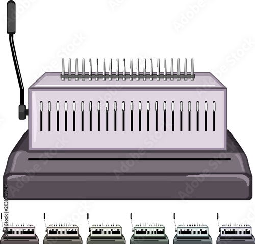 Φωτογραφία object binding machine cartoon