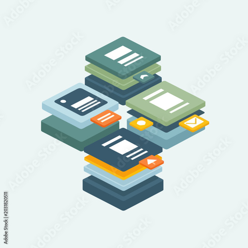 Foto Credit cards in a stack formation.