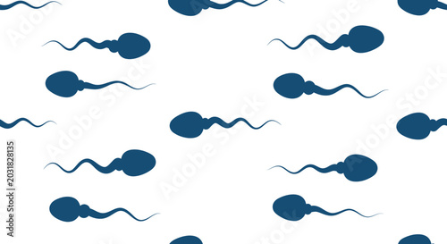 Photography Sperm Cells Swimming