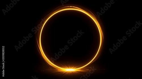 Abstract glowing light effects with soft sparkling particles and bokeh circles on a smooth background. Bright luminous atmosphere with shimmering highlights and modern decorative feel. Suitable for ba