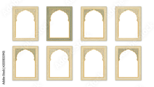 фотографія Ornate Archways: A collection of ornate, decorative archways, reminiscent of traditional architectural styles, displayed in a grid formation