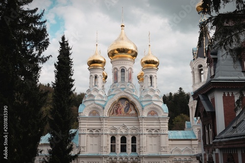 Tableau sur toile Church of Saint Peter and Paul, Karlovy Vary