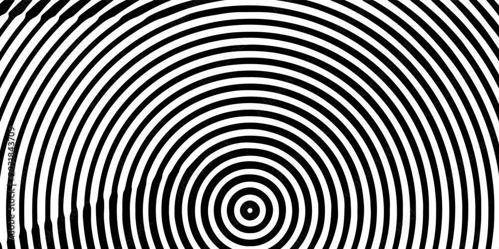 Obraz premium Futuristic 3D abstract background with gingham or tablecloth halftone line patterns. Trendy gradient monochrome lines pattern. Background design of presentation, poster, flyer, book cover, card, etc.