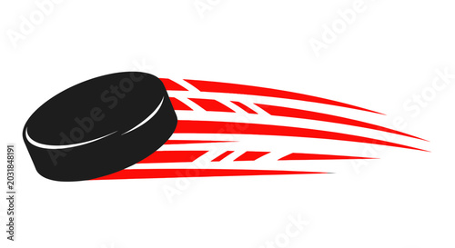 Photography Ice Hockey Puck Motion Blur Speed