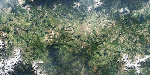 Lush Green Canopy - A Dense Forest Viewed from Above.