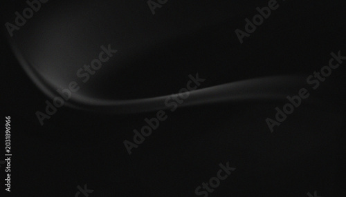 Monochrome abstract with noise, dark black and white gradient background