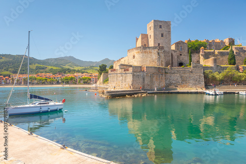 Château royal de Collioure située sur le littoral méditerranéen