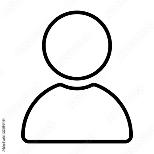 User Profile Line Icon