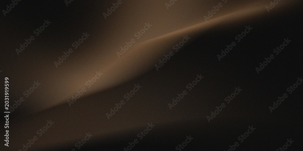 Obraz premium Modern background black and brown wave pattern with soft texture noise grains.