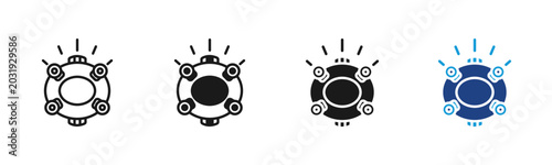 Foto Plutonium Core icon set multiple style collection