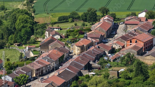 Tableau sur toile Village de Boismont en Meurthe-et-Moselle, Lorraine
