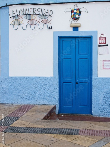 Photos Blaue Haustür in Aldea Hafen