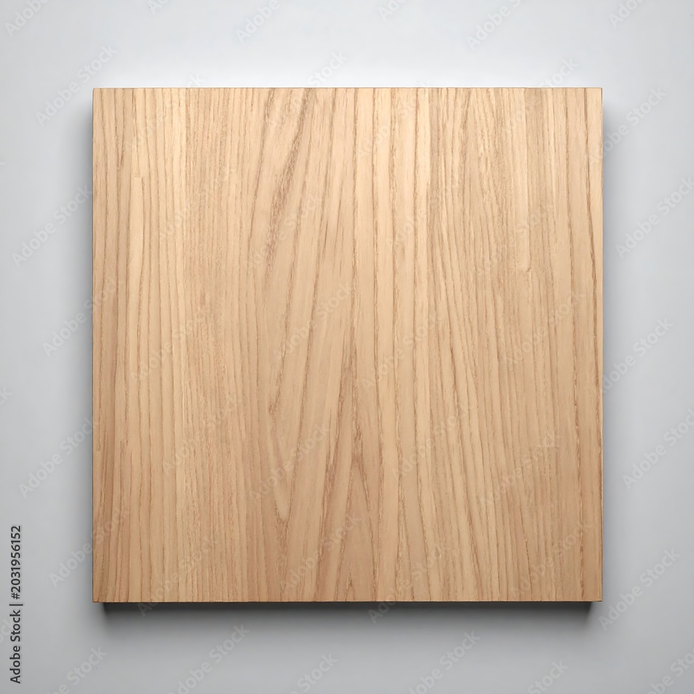 Naklejka premium op down photograph of a light oak wood panel texture