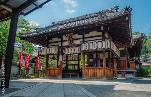 Obraz w ramie 京都、積善院凖提堂の境内風景
