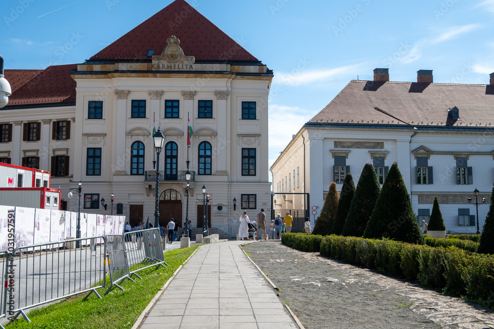 Naklejka premium Karmelita Monastery Budapest Castle District
