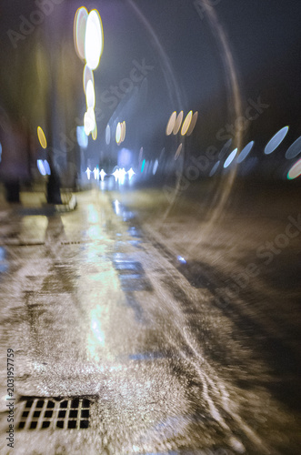 Foto Urban landscape captured with a Lensbaby creative lens