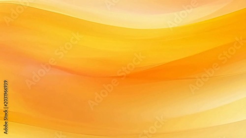 Digital yellow orange white gradient curve abstract background