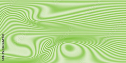 Bild auf Leinwand Light Green vector template with curved ribbons