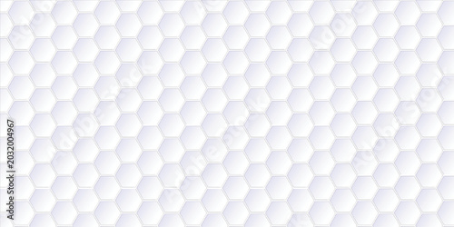 Dark hexagon mosaic seamless tile pattern blue modular surface.