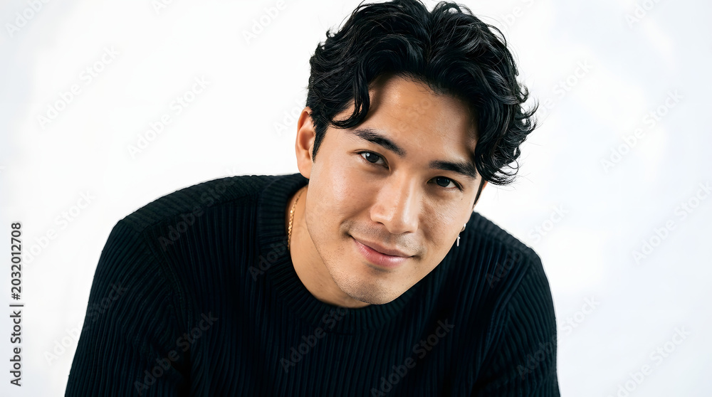 Fototapeta premium Young man smiling
