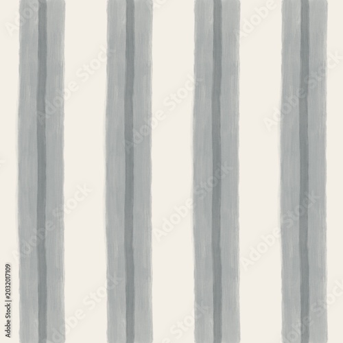  Luxury Blue Grey Painterly Vertical Stripe Seamless Pattern