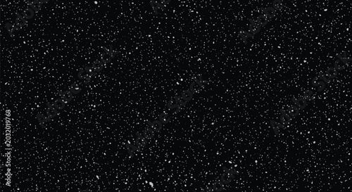 Foto Cosmic space background with white starry particles scattered across dark black infinite night sky representing deep universe galaxy exploration starry nebula