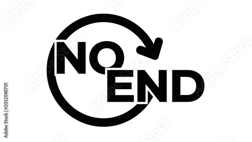 Photos No End Circular Concept Icon