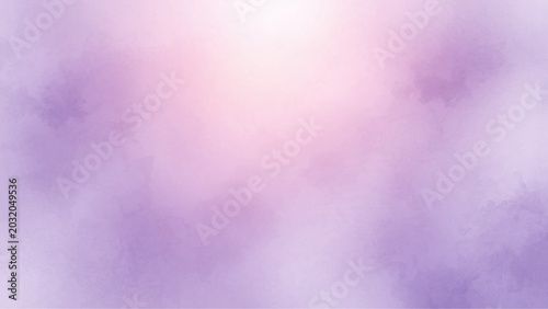 Watercolor wash in shades of lavender and pale pink