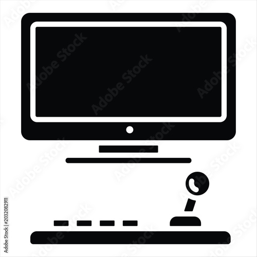 Video Game  Icon Element For Design