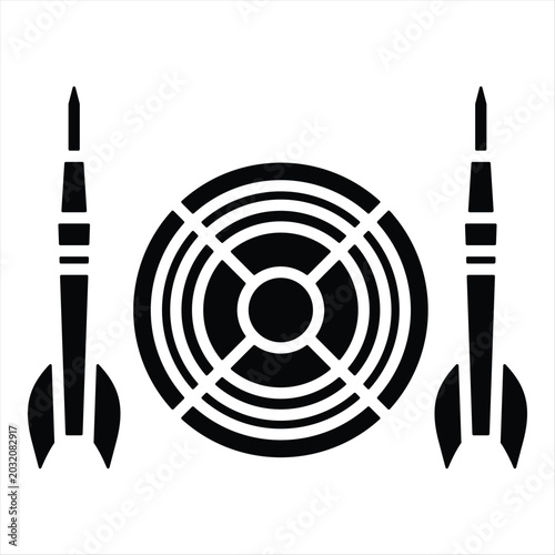 Dart  Icon Element For Design