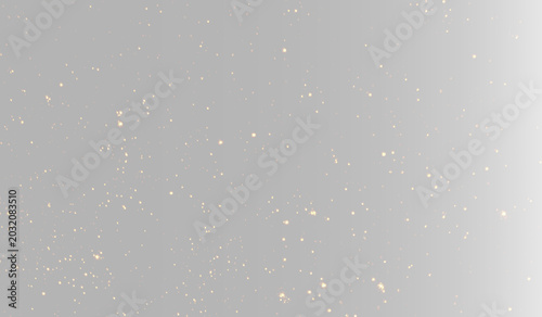 Fotografía Realistic gold sparkles glitter texture set, atmospheric glowing magic dust part
