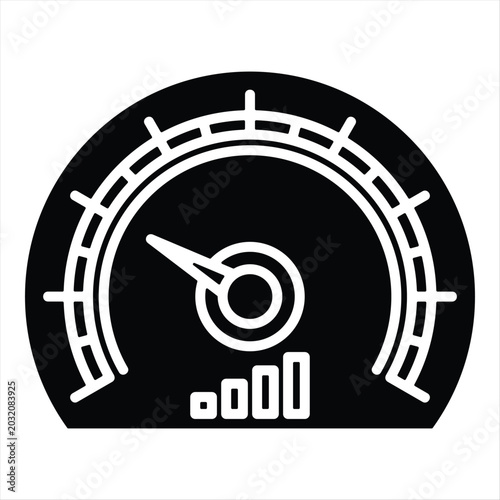Gauge  Icon Element For Design