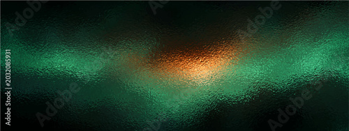 Foto Abstract textured surface with green and orange hues creating mesmerizing luminous pattern