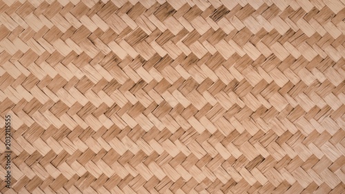 Fotografía Woven texture background collection featuring traditional bamboo mats, rattan ba