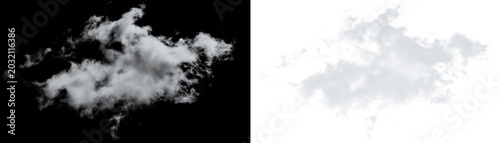 Foto Cloud milk white dense solid mass with crisp focal points and heavy mood ideal for bold social media ads and music album covers on a transparent background