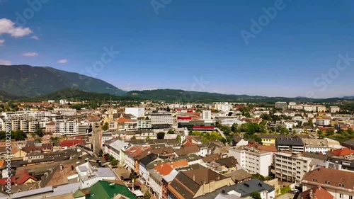 view of the city Villach