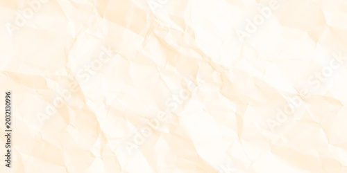 Tableau sur toile Soft crumpled paper background texture with cream and white hues for design