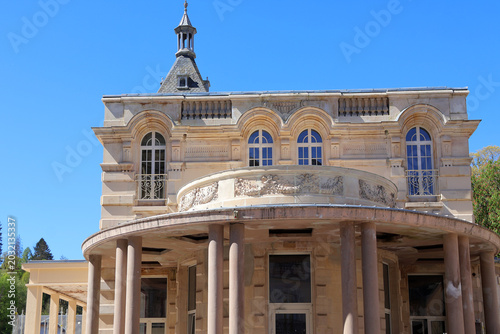 Bild auf Leinwand Bâtiment des thermes en réfection
