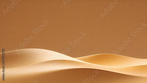 Sandy dunes with smooth curves